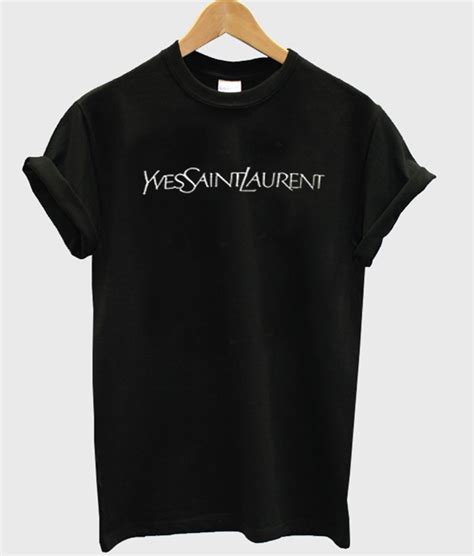 ysl t shirt grey|YSL tee shirts women's.